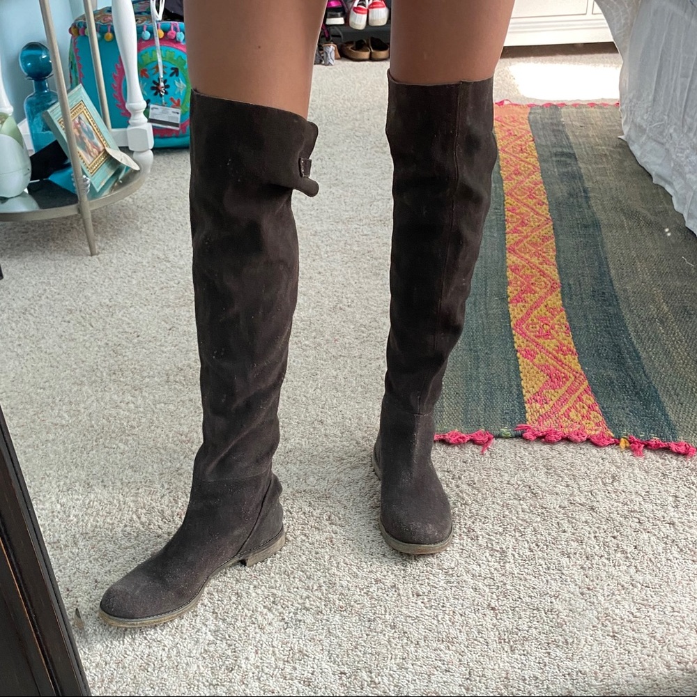 Free people thigh high boots